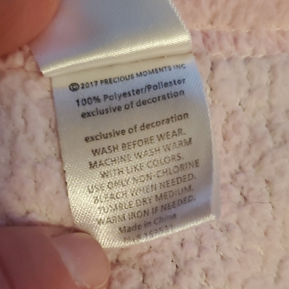 Precious Moments Pink Cozy Blanket - Picture 4 of 6